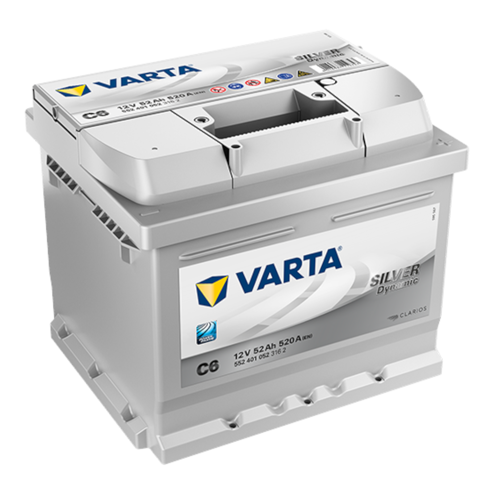 BATTERIA VARTA SILVER DYNAMIC C6 52Ah 520A